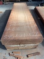 Træplanke i SAPELE (mahogni) 3,45x0,90m - 2,7 cm tyk