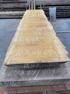 Træplanke i BILINGA 3,10x0,60/0,79m - 6,5 cm tyk