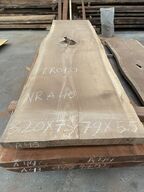 Træplanke i IROKO (Afr. teak) 3,20x0,73/0,79m - 5,5 cm tyk