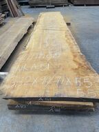 Træplanke i BILINGA 3,25x0,90/0,72m - 5,5 cm tyk