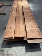 11 stk. træplanker i SAPELE (mahogni) 2,7 cm tyk - Se mål i beskrivelse