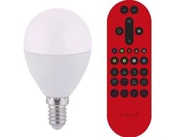 3 stk. led smart pære e14 rgb + cct remote,app,google,alexa(ubrugt)