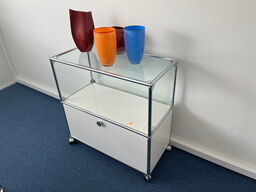 Glas rullebord med brugskunst