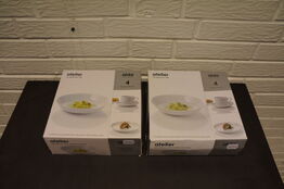 8 stk. Suppetallerkner ATELIER 