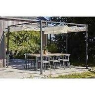 Bali pergola Sort uden cover 300x300x H: 228 cm 