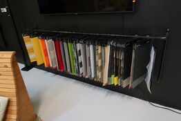 Stativ med div. Vareprøver