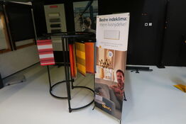 Stativ med div. Vareprøver