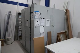 Reolopbevaringssystem uden indhold