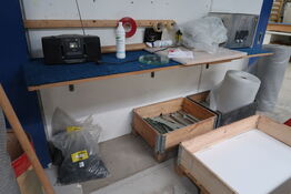 Bobleplast, div. Varelager og reservedele