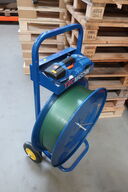 Omsnøringsmaskine TECMASCHIN HU-P1316 samt båndvogn 