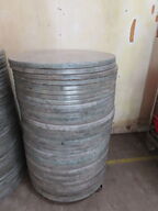 36 stk. Runde bordplader til cafeborde