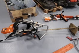 Akku buskrydder STIHL FSA 135 med batteri, lader samt rygbæresystem
