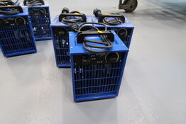 3 stk. varmeblæsere BLUE ELECTRIC