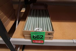 48 stk. Diederich lys stagelys H40 cm