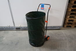 HOME It® sammenklappelig haveaffaldsvogn med opsamler 150 liter