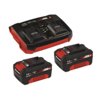 Einhell Starterkit 2x 18V 3,0A batterier & Twin oplader