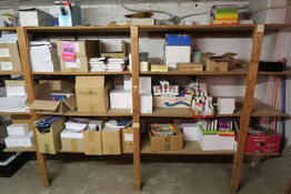 Stort parti kontorartikler - tøm 2 fag 