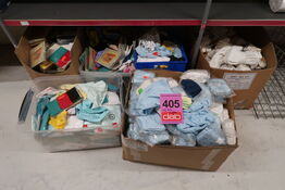14 kasser med diverse undertøj & strømper 