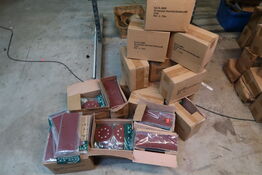 Kæmpe parti slibepapir 