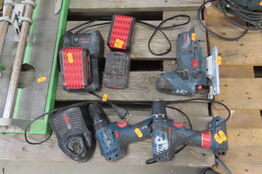 3 stk. Akku-værktøj  BOSCH