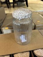 12 stk. Glasbeholder m. Låg CHIC ANTIQUE