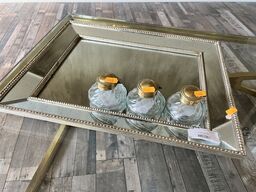Spejlfad m. Glas beholder