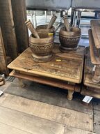 3 stk. Morter inkl. Træbakke