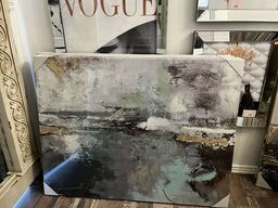 Maleri af Hillside 118x90 cm.