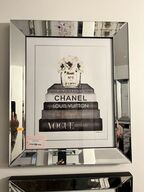 Plakat m. Ramme. VOGUE 40x50 cm.