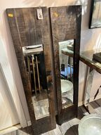 2 stk. Spejle  122x26x3 cm.