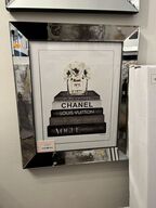 Plakat m. Ramme. CHANEL 40x50 cm