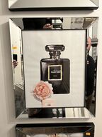 Plakat m. Ramme. VOGUE 40x50 cm.