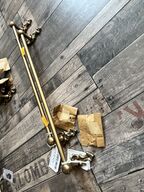 2 stk. Knagerækker H10/L40 cm.