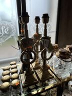 2 stk. Lamper m. Løvehoveder