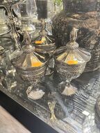 3 stk. Skåle m. Låg inkl. Vase