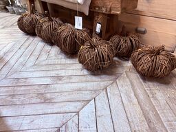 6 stk. Græskar i flet