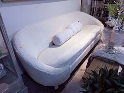 Sofa 3-personer m. Puder BANK FLORIDA SCHAAP WIT