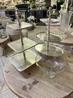 2 stk. Serveringsfade m. Skål