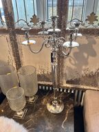 Lysestage 5 arms H: 88 cm.