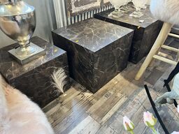 3 stk. Sofaborde 60x80x40/50x50x40/40x40x40 cm.