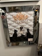 Plakat m. Ramme. VOGUE 40x50 cm.