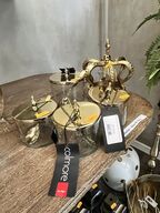 4 stk. Glasopbevaring m. låg