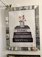 Plakat m. Ramme. VOGUE 60x80 cm.