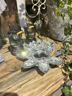 4 stk. Lysestager inkl. Fyrfadsholder