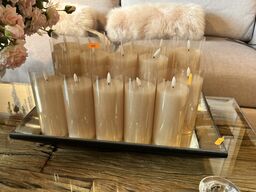 Div. Bloklys på batteri inkl. Fad