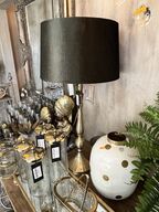 Bordlampe i krom H:63 cm.