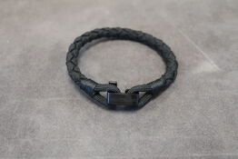 Armbånd MONTBLANC Black Nylon & Steel str. 63