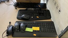 3 Stk. Tastatur + 5 Mus LOGITCH 