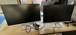 2 Stk. 27" Skærm HP 27FW