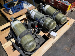 3 stk. selvforsynende luftåndedrætsapparater